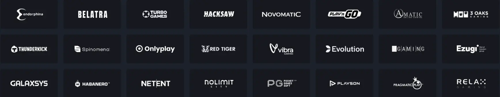 Провайдеры игр Casher Casino
